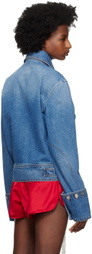 Wales Bonner Blue Delta Denim Jacket