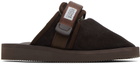 Suicoke Brown ZAVO-MAB Slippers
