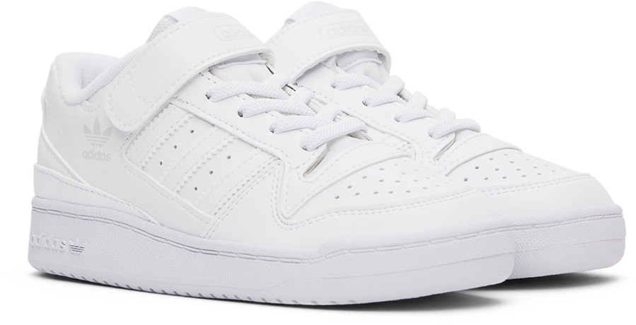 adidas Kids Kids White Forum Low Little Kids Sneakers adidas