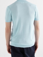 A.P.C. - Jude Slim-Fit Piqué-Knit Polo Shirt - Blue