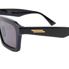 Bottega Veneta Eyewear Men's Bottega Veneta BV1213S Sunglasses in Black/Grey