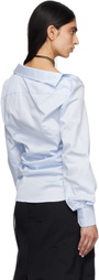 HODAKOVA Blue Asymmetric Shirt