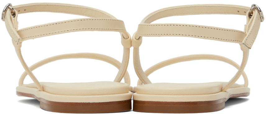 【関税込み】Aeyde オフホワイト Nettie レザー サンダル Aeyde Off-White Nettie Sandals Aeyde