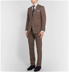 Kingsman - Brown Slim-Fit Cotton-Twill Suit Trousers - Brown