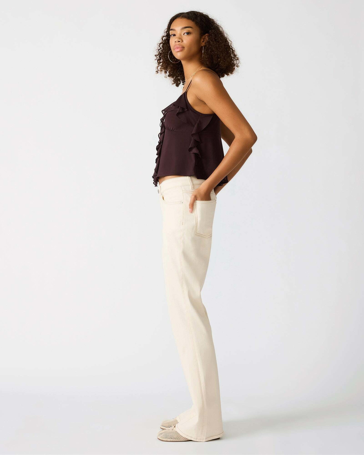 Steve Madden Roue Top in Brown