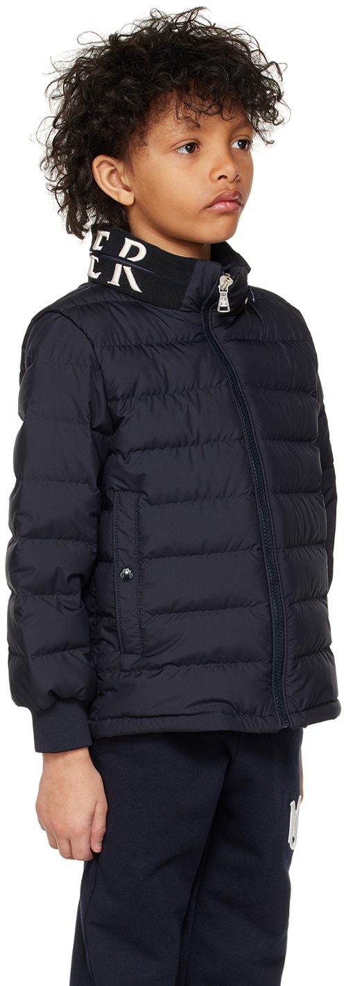 Moncler Enfant Kids Navy Akio Down Jacket