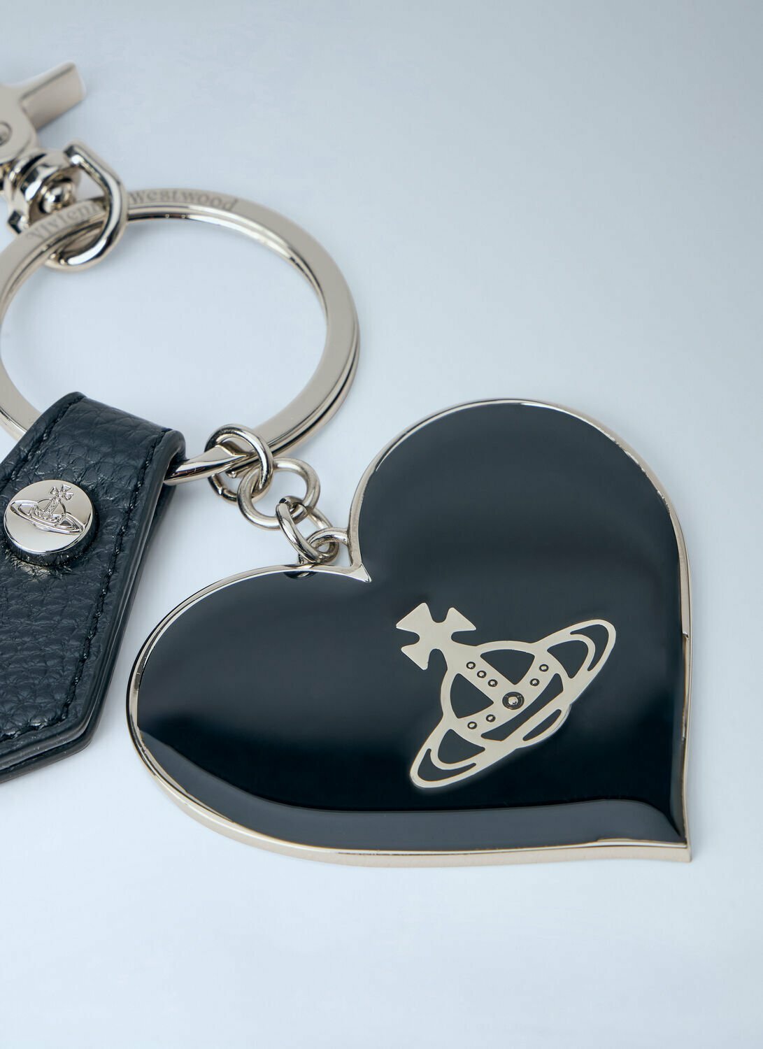 Vivienne Westwood Mirror Heart Orb Keyring