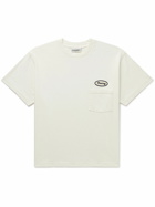 CHERRY LA - Logo-Appliquéd Cotton-Jersey T-Shirt - Neutrals