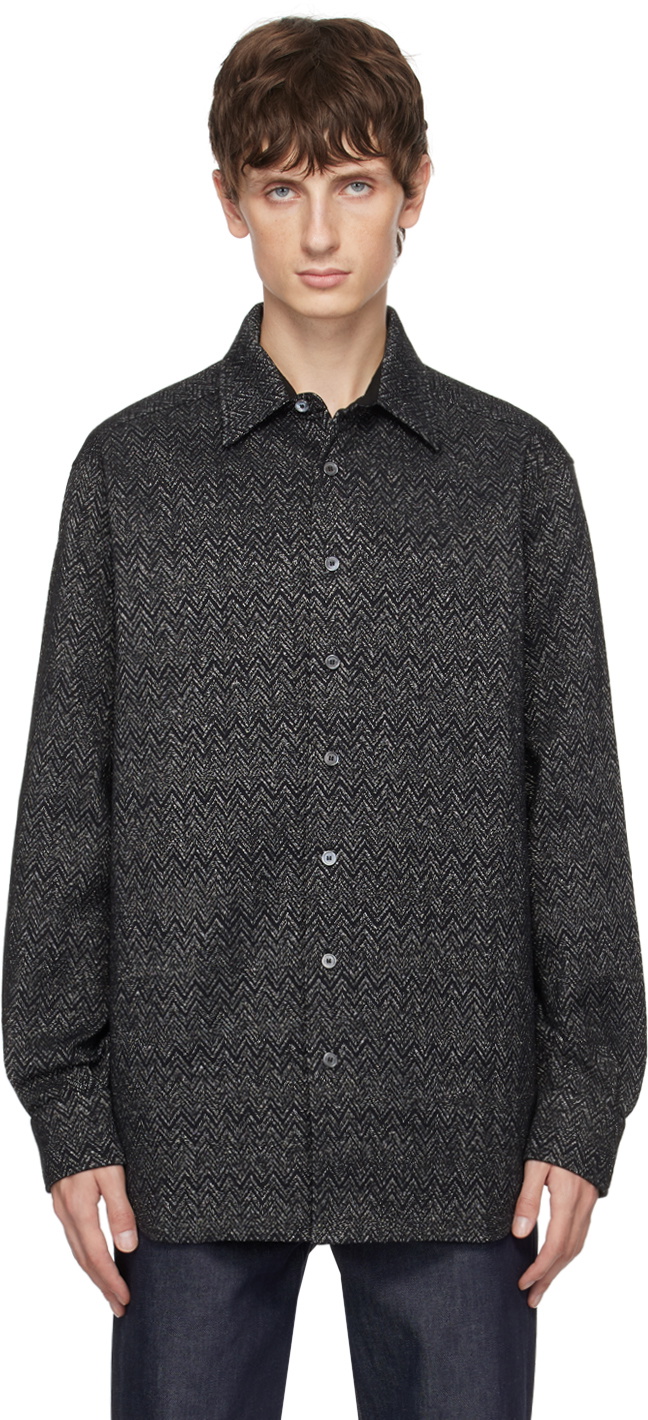 Missoni Black Metallic Shirt Missoni