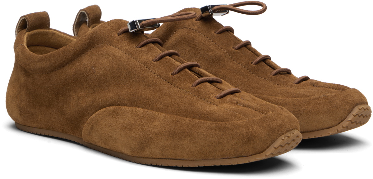 BY FAR Tan Prudent Sneakers