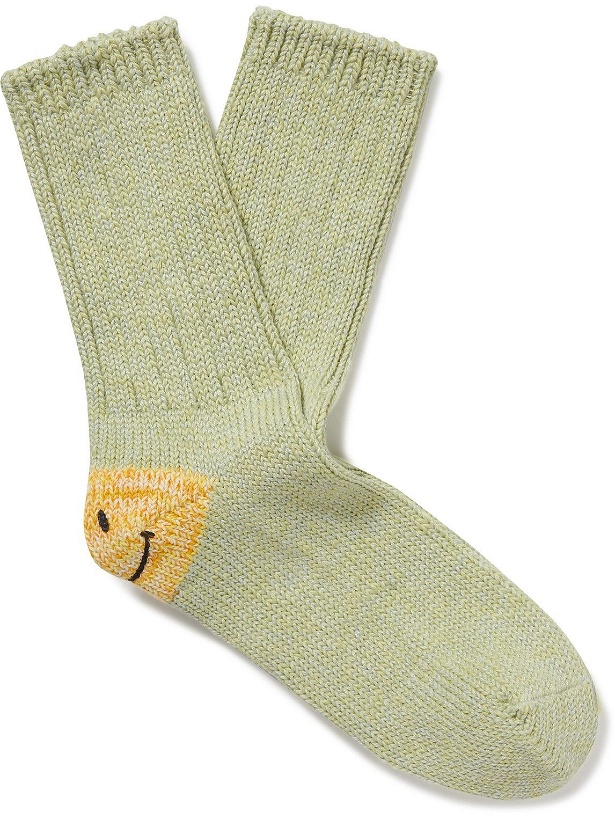 Photo: KAPITAL - Intarsia Cotton-Blend Socks