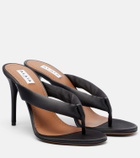 Alaïa Padded thong sandals