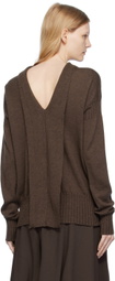 Edward Cuming Brown Twisted Sweater
