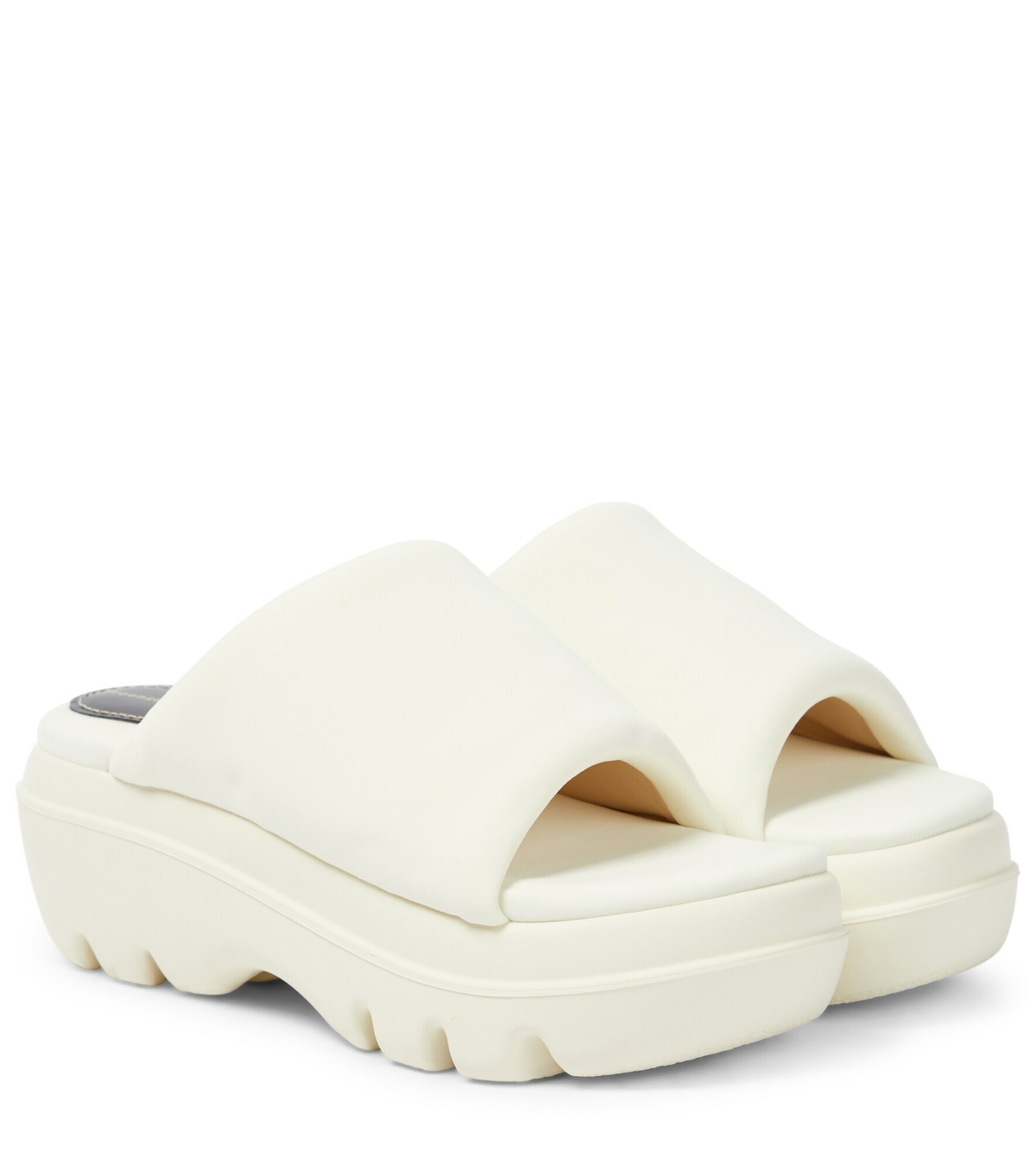 Proenza Schouler Storm neoprene platform slides Proenza Schouler