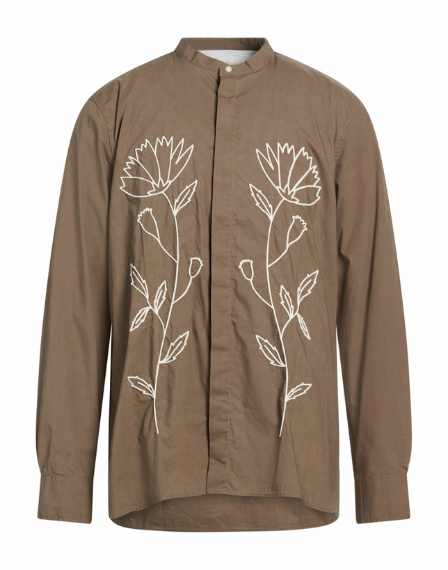 Photo: Officine Générale Mens Shirt in Brown