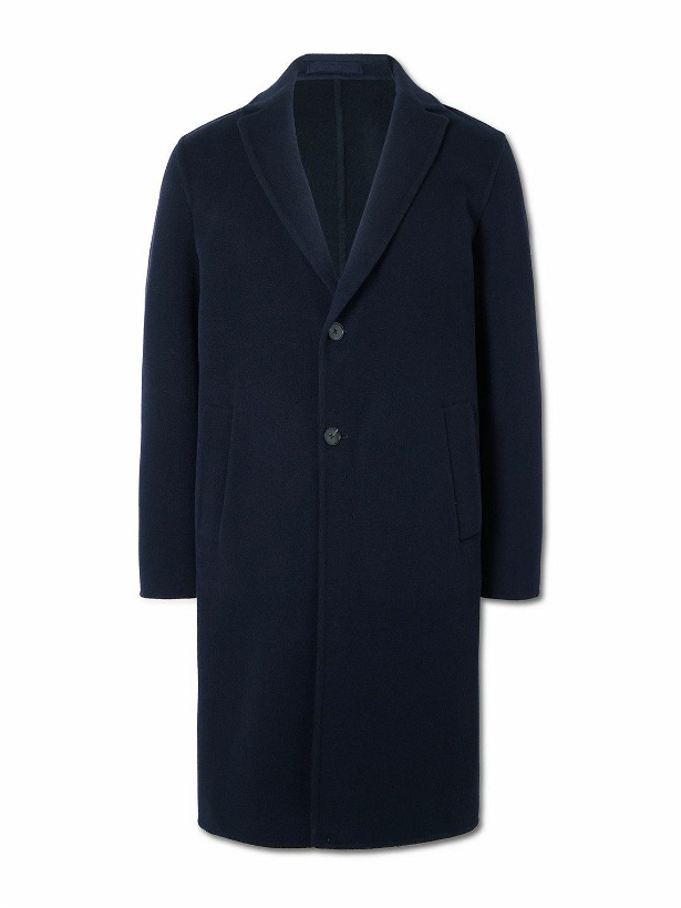 Photo: Mr P. - Double-Faced Virgin Wool and Cashmere-Blend Coat - Blue