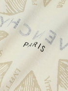 Givenchy - Tarot Story Logo-Print Cotton-Jersey T-Shirt - Neutrals