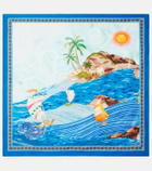 Alémais Printed silk twill scarf