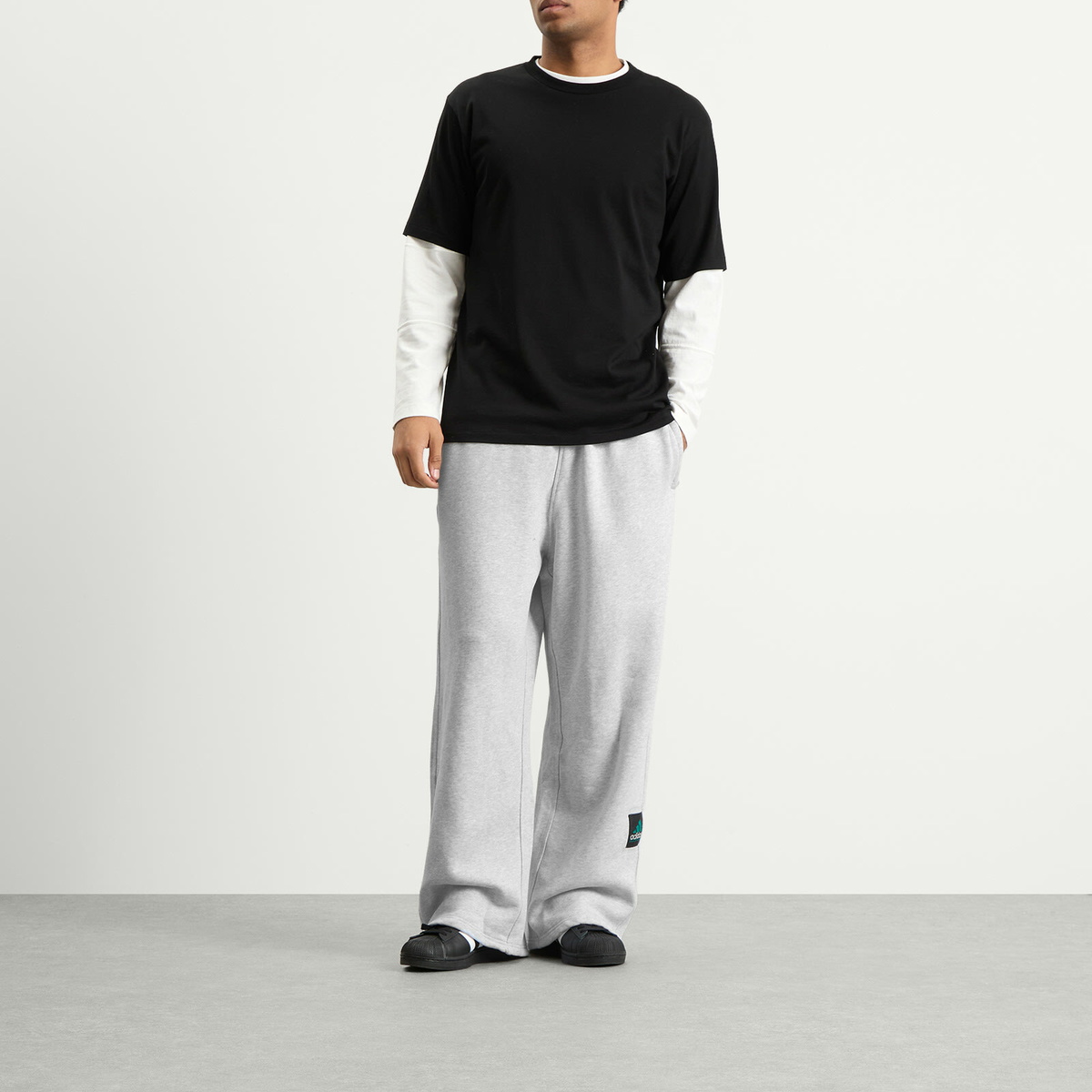 Adidas EQT Sweat Pant in Light Grey Heather