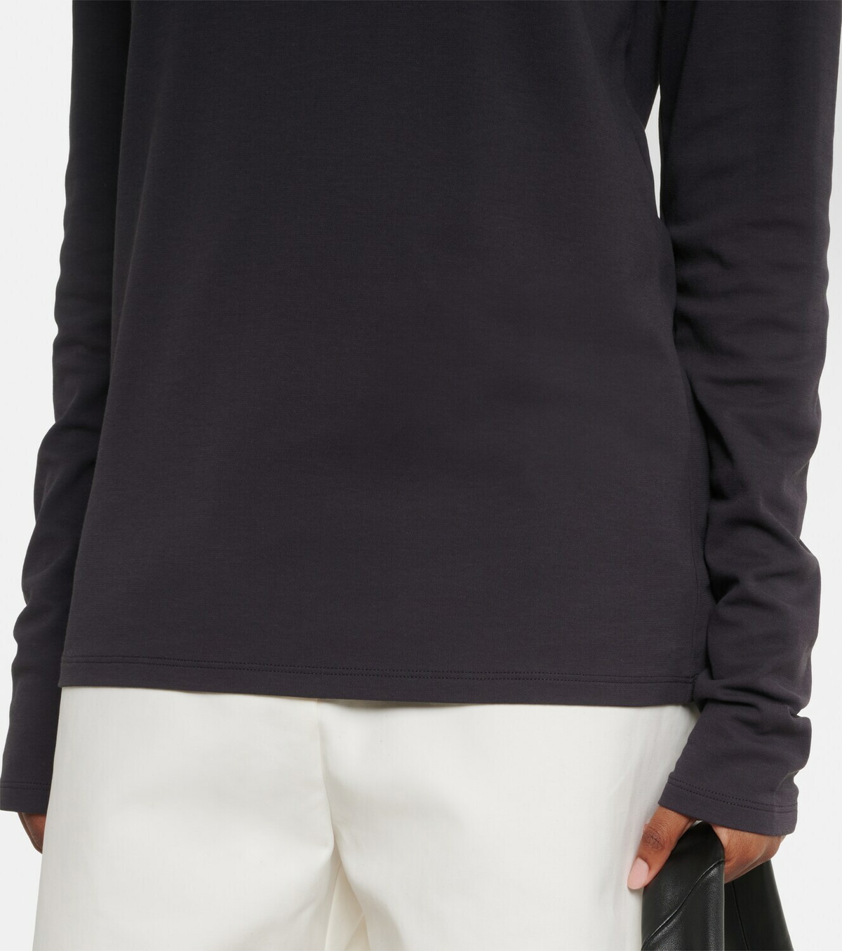 Lemaire Cotton jersey turtleneck top
