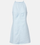 Asceno Antigua linen minidress