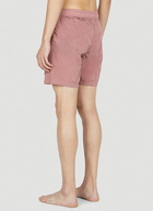 Stone Island - Compass Patch Swim Shorts in Pink