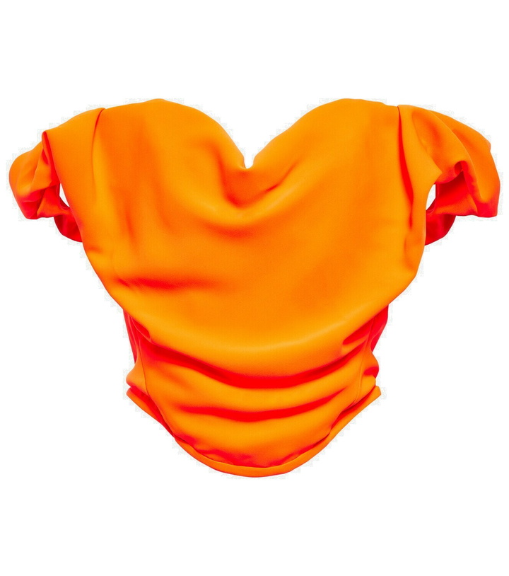 Photo: Vivienne Westwood Sunday off-shoulder crêpe corset top