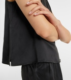 Asceno Sofia silk charmeuse tank top