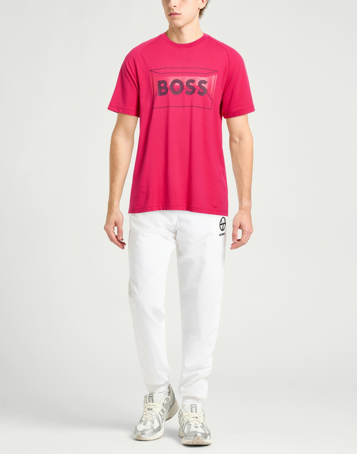 Boss Mens T-shirt Garnet