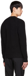 TOM FORD Black Ribbed Sweater