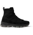 Loewe - Tech-Canvas and Suede Boots - Black
