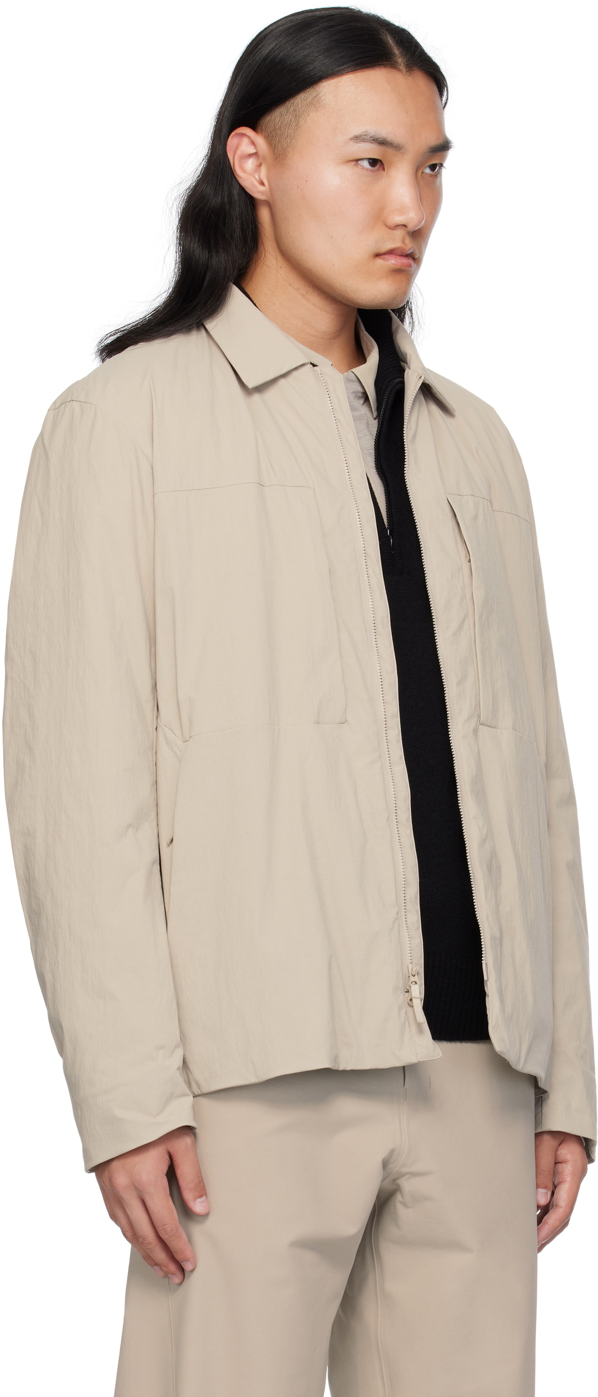Veilance Beige Mionn Insulated Overshirt Arc'teryx Veilance