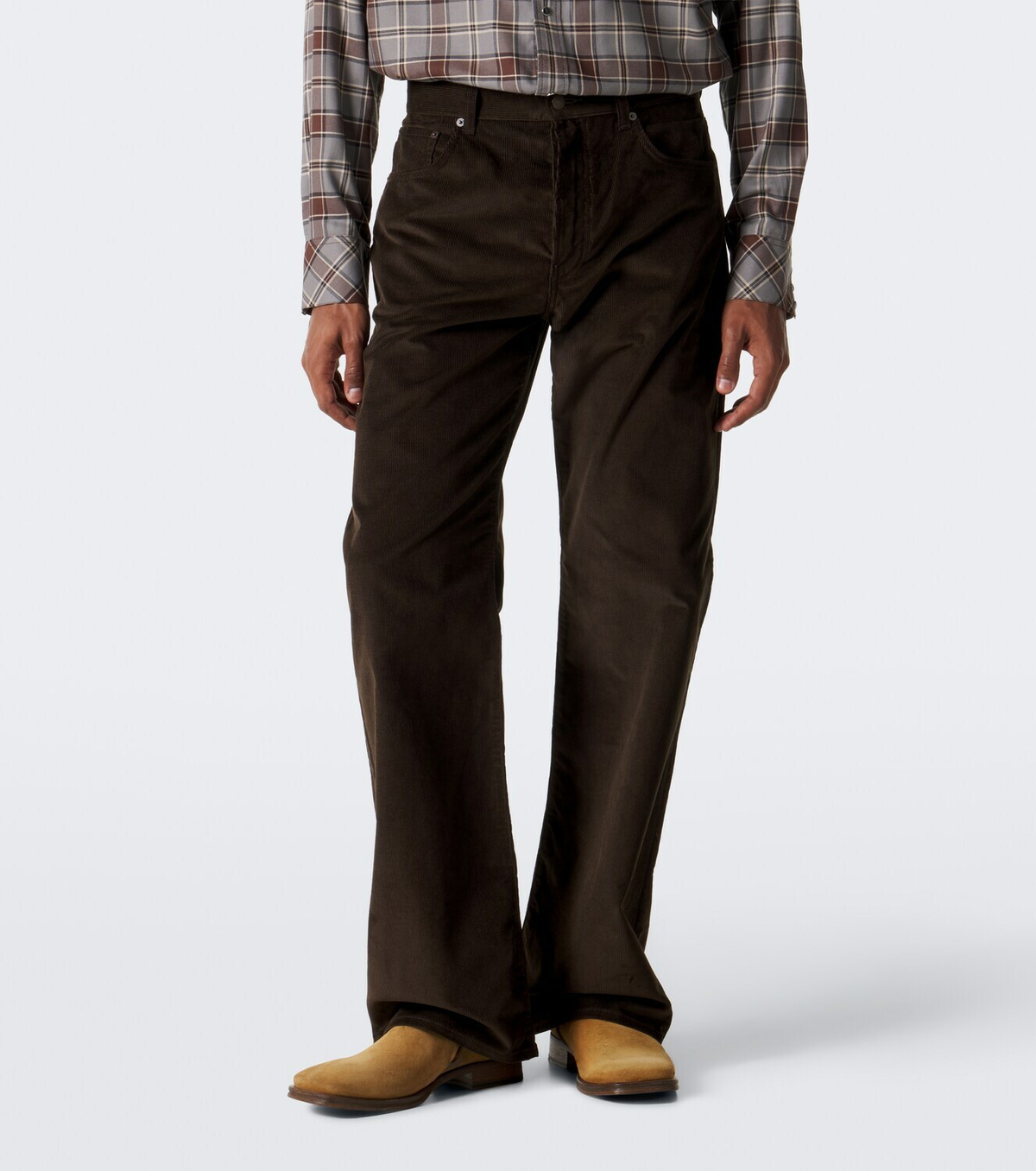 Acne Studios Cotton corduroy wide-leg pants