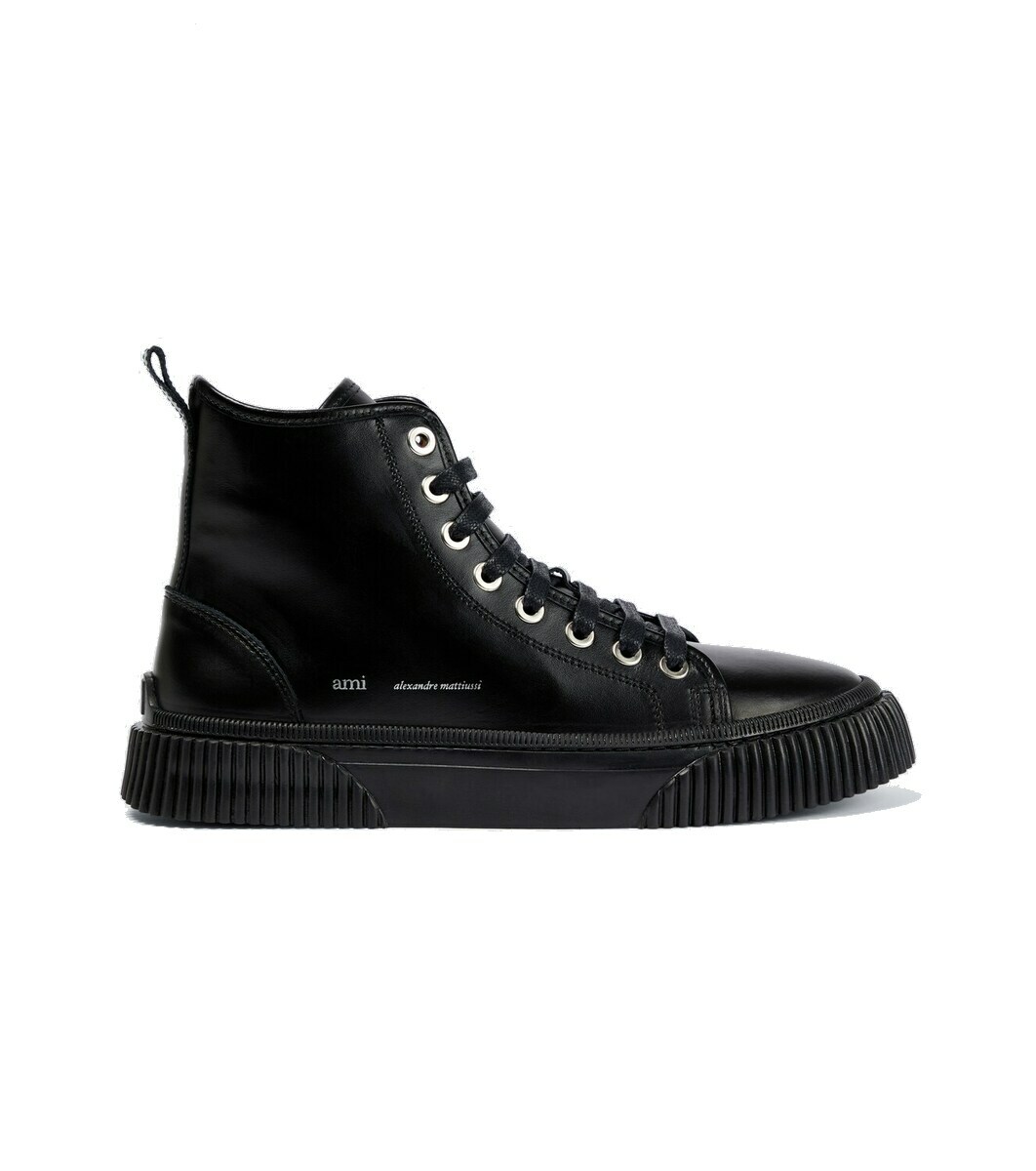 Ami Paris High-top leather sneakers AMI