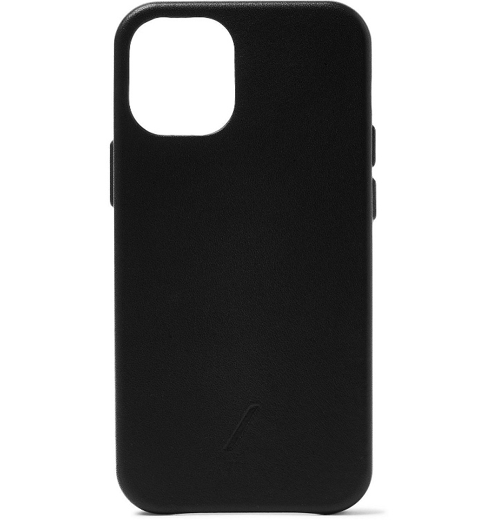 Photo: NATIVE UNION - Clic Classic Leather iPhone 12 Mini Case - Black