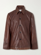 Studio Nicholson - Leather Jacket - Brown