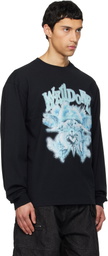 We11done Black Angel Rock Long-Sleeved T-shirt