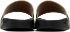 Burberry Beige Check Slides