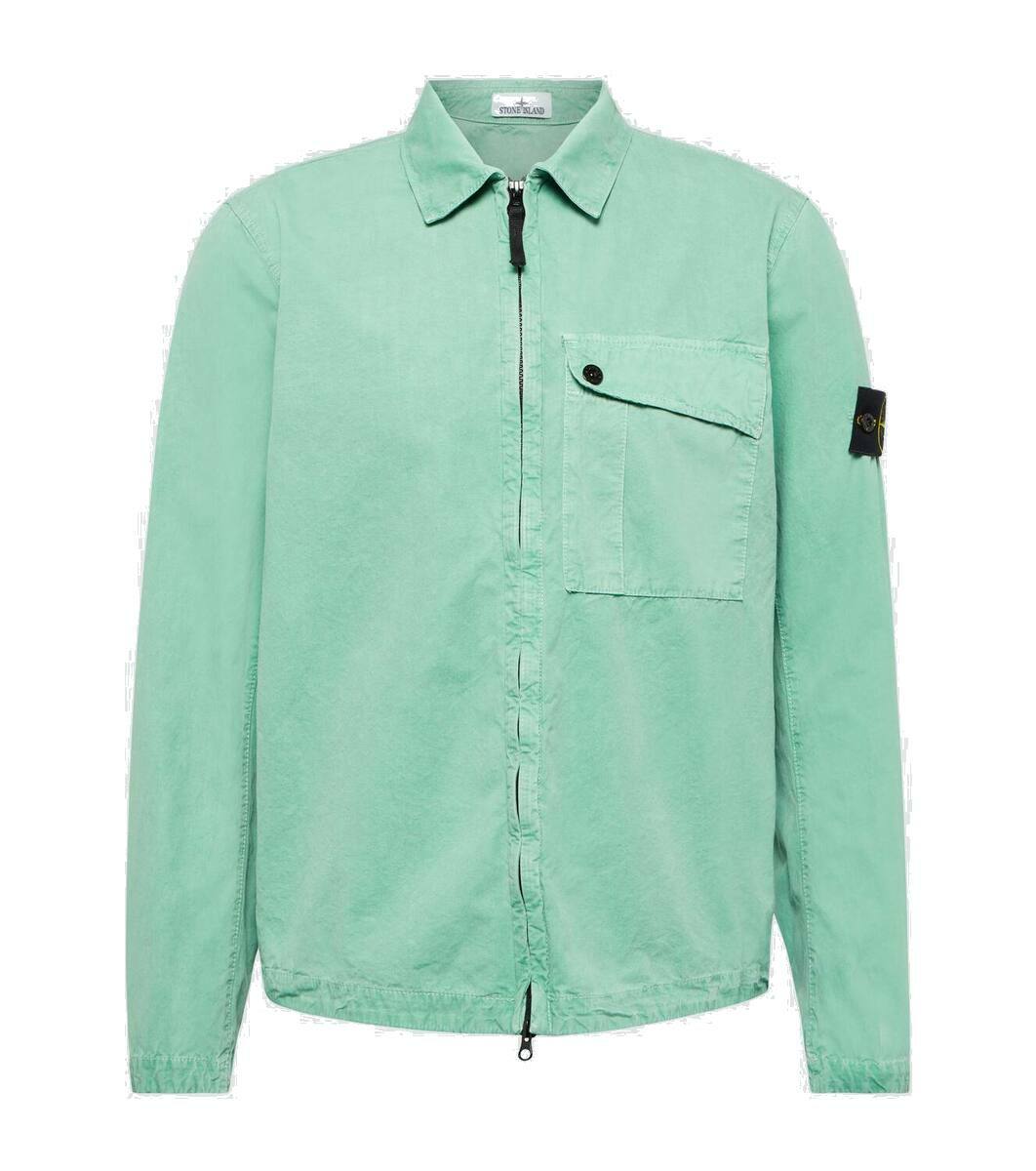 Stone Island Beige Cotton Sleveless Jacket
