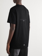 Givenchy - Oversized Logo-Print Cotton-Jersey T-Shirt - Black