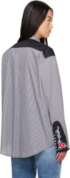 Molly Goddard Gray & Black Meredith Shirt