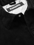 Neighborhood - Cotton-Corduroy Overshirt - Black
