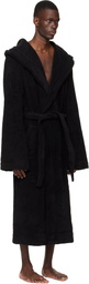 Rick Owens Black Temple Pentagram Bathrobe