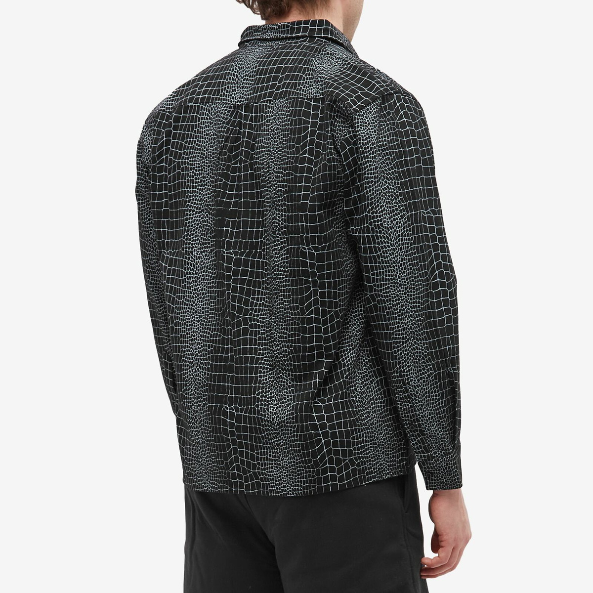 Fucking Awesome Men's Crocodile Shirt in Black Fucking Awesome