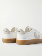 Veja - Campo Suede-Trimmed Leather Sneakers - White