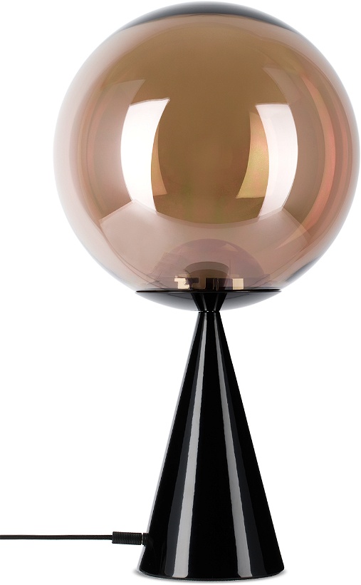 Photo: Tom Dixon Copper & Black Globe Fat Table Lamp