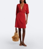 Eres Esmee cutout jersey minidress