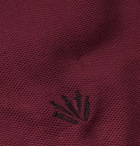 rag & bone - Cotton-Piqué Polo Shirt - Burgundy