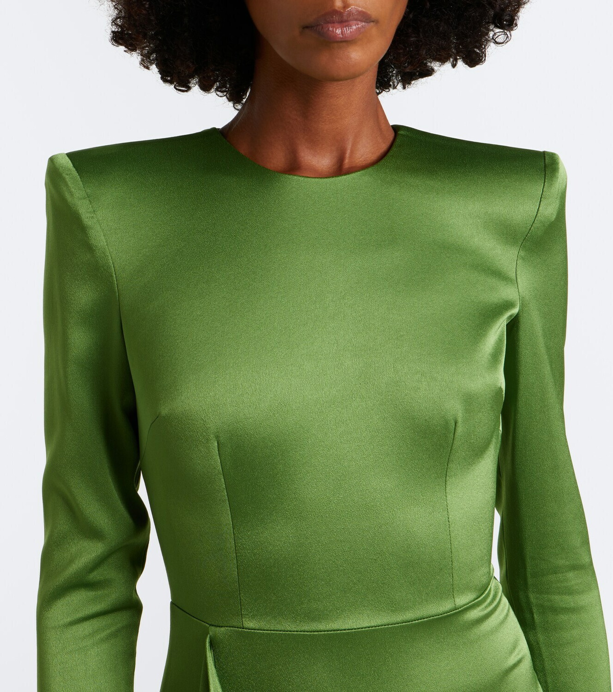 Alex Perry Draped crêpe satin gown