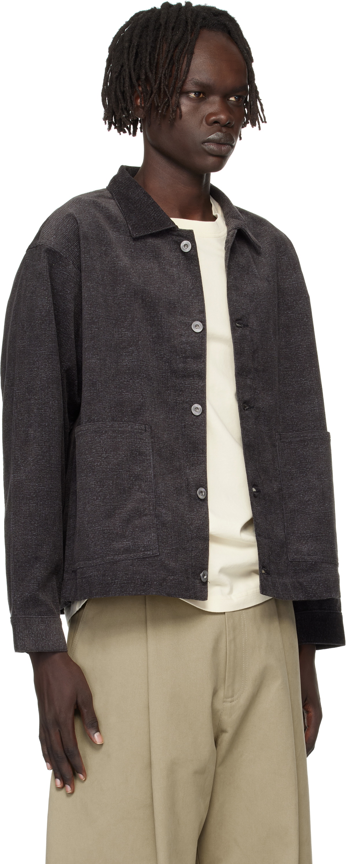 Taiga Takahashi Gray Lot. 303 Coverall Jacket